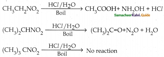 Samacheer Kalvi 12th Chemistry Guide Chapter 13 Organic Nitrogen Compounds 123