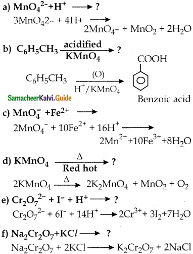 Samacheer Kalvi 12th Chemistry Guide Chapter 4 Transition and Inner Transition Elements 5