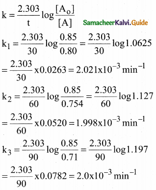 Samacheer Kalvi 12th Chemistry Guide Chapter 7 Chemical Kinetics 46