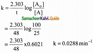 Samacheer Kalvi 12th Chemistry Guide Chapter 7 Chemical Kinetics 78