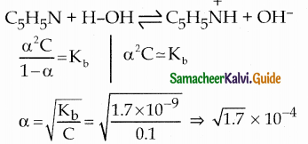 Samacheer Kalvi 12th Chemistry Guide Chapter 8 Ionic Equilibrium 4
