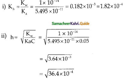 Samacheer Kalvi 12th Chemistry Guide Chapter 8 Ionic Equilibrium 43