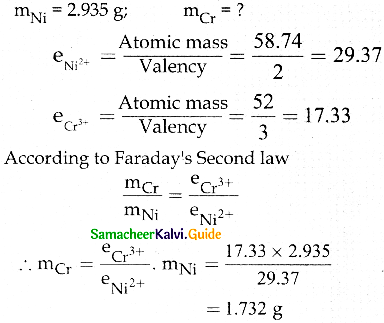 Samacheer Kalvi 12th Chemistry Guide Chapter 9 Electro Chemistry 19