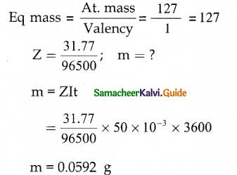 Samacheer Kalvi 12th Chemistry Guide Chapter 9 Electro Chemistry 46