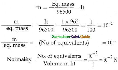 Samacheer Kalvi 12th Chemistry Guide Chapter 9 Electro Chemistry 49