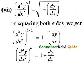 Samacheer Kalvi 12th Maths Guide Chapter 10 Ordinary Differential Equations Ex 10.1 4