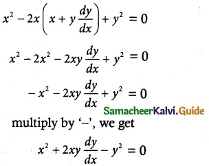 Samacheer Kalvi 12th Maths Guide Chapter 10 Ordinary Differential Equations Ex 10.3 3