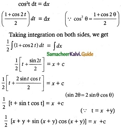 Samacheer Kalvi 12th Maths Guide Chapter 10 Ordinary Differential Equations Ex 10.5-9