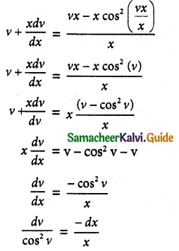 Samacheer Kalvi 12th Maths Guide Chapter 10 Ordinary Differential Equations Ex 10.6 13