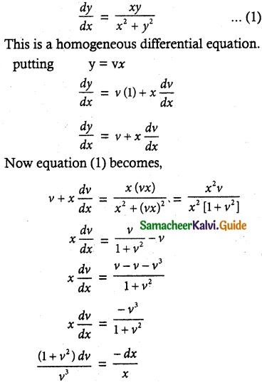 Samacheer Kalvi 12th Maths Guide Chapter 10 Ordinary Differential Equations Ex 10.6 16