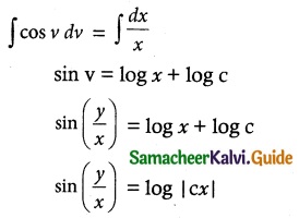 Samacheer Kalvi 12th Maths Guide Chapter 10 Ordinary Differential Equations Ex 10.6 2