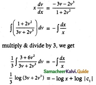 Samacheer Kalvi 12th Maths Guide Chapter 10 Ordinary Differential Equations Ex 10.6 8