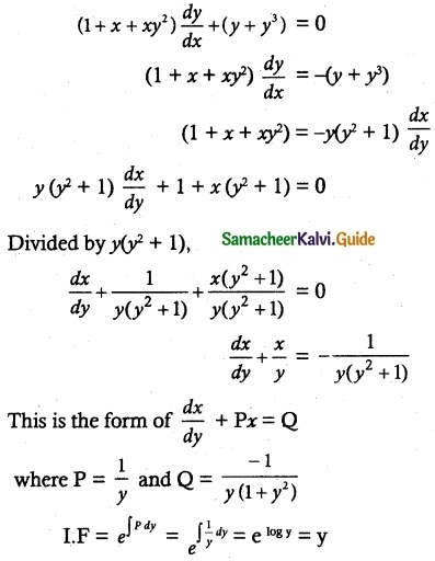 Samacheer Kalvi 12th Maths Guide Chapter 10 Ordinary Differential Equations Ex 10.7 13