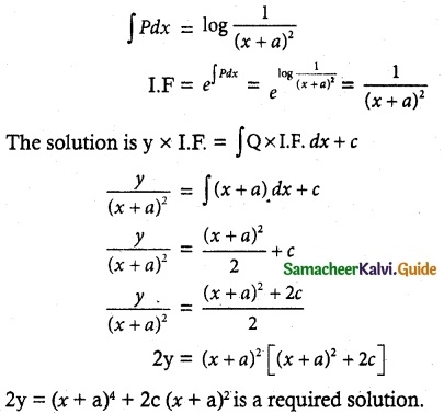 Samacheer Kalvi 12th Maths Guide Chapter 10 Ordinary Differential Equations Ex 10.7 16