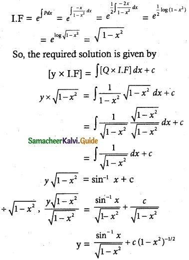 Samacheer Kalvi 12th Maths Guide Chapter 10 Ordinary Differential Equations Ex 10.7 4
