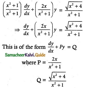 Samacheer Kalvi 12th Maths Guide Chapter 10 Ordinary Differential Equations Ex 10.7 5