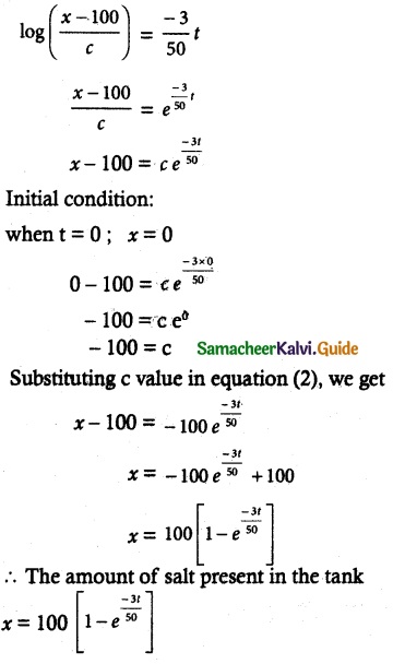 Samacheer Kalvi 12th Maths Guide Chapter 10 Ordinary Differential Equations Ex 10.8 14