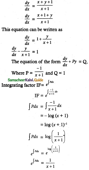 Samacheer Kalvi 12th Maths Guide Chapter 10 Ordinary Differential Equations Ex 10.9 11