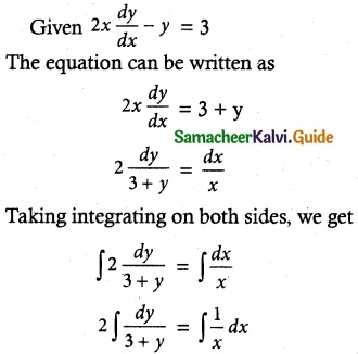 Samacheer Kalvi 12th Maths Guide Chapter 10 Ordinary Differential Equations Ex 10.9 4