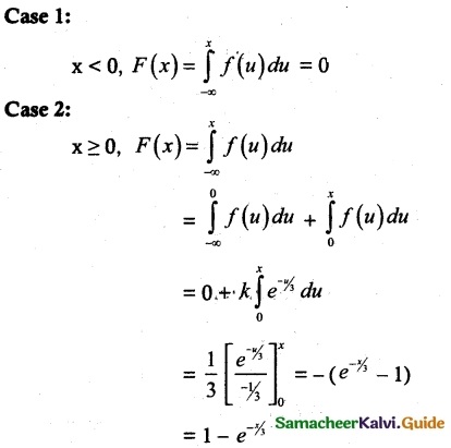 Samacheer Kalvi 12th Maths Guide Chapter 11 Probability Distributions Ex 11.3 12