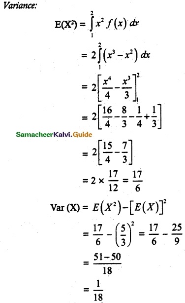 Samacheer Kalvi 12th Maths Guide Chapter 11 Probability Distributions Ex 11.4 6