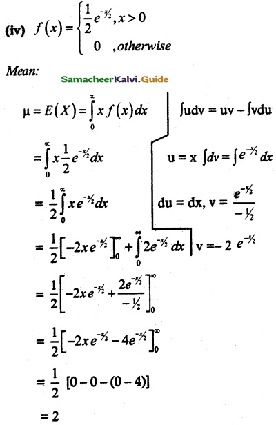 Samacheer Kalvi 12th Maths Guide Chapter 11 Probability Distributions Ex 11.4 7