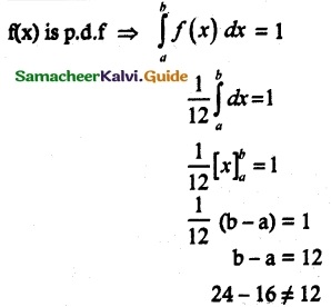 Samacheer Kalvi 12th Maths Guide Chapter 11 Probability Distributions Ex 11.6 6