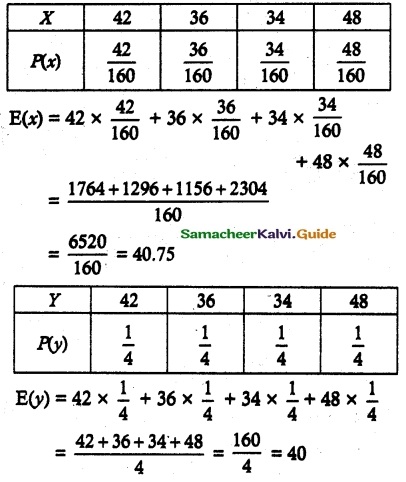Samacheer Kalvi 12th Maths Guide Chapter 11 Probability Distributions Ex 11.6 7