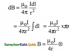 Samacheer Kalvi 12th Physics Guide Chapter 3 Magnetism and Magnetic Effects of Electric Current 3