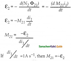 Samacheer Kalvi 12th Physics Guide Chapter 4 Electromagnetic Induction and Alternating Current 26
