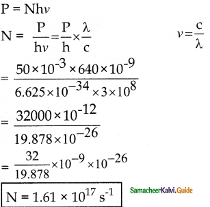 Samacheer Kalvi 12th Physics Guide Chapter 7 Dual Nature of Radiation and Matter 25