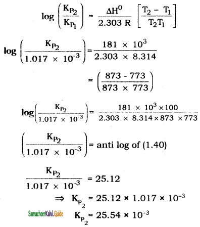 Samacheer Kalvi 11th Chemistry Guide Chapter 8 Physical and Chemical Equilibrium 19