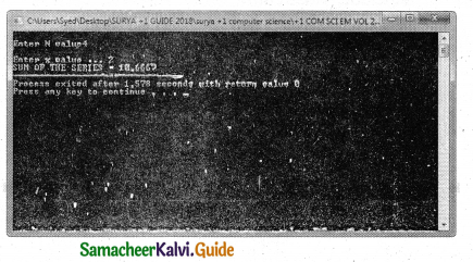 Samacheer Kalvi 11th Computer Science Guide Chapter 10 Flow of Control 11
