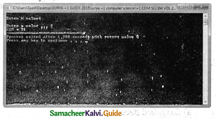 Samacheer Kalvi 11th Computer Science Guide Chapter 10 Flow of Control 12