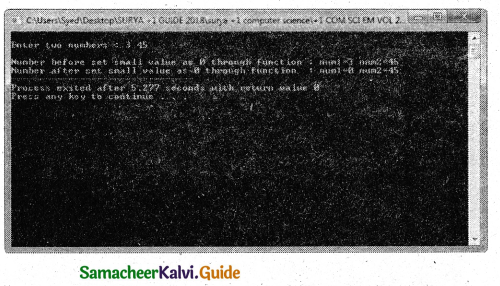 Samacheer Kalvi 11th Computer Science Guide Chapter 11 Functions 9