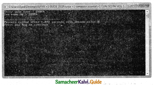 Samacheer Kalvi 11th Computer Science Guide Chapter 12 Arrays and Structures 1