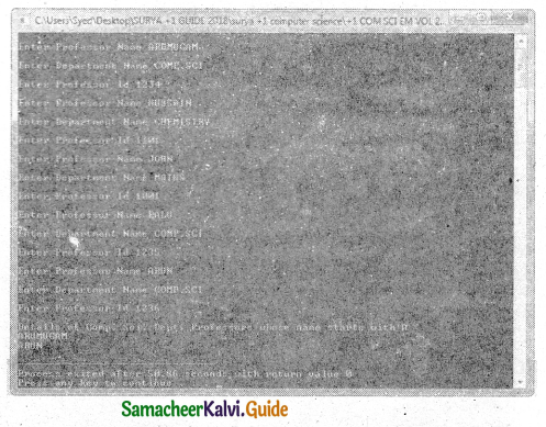 Samacheer Kalvi 11th Computer Science Guide Chapter 12 Arrays and Structures 17