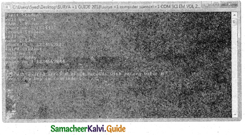 Samacheer Kalvi 11th Computer Science Guide Chapter 12 Arrays and Structures 19