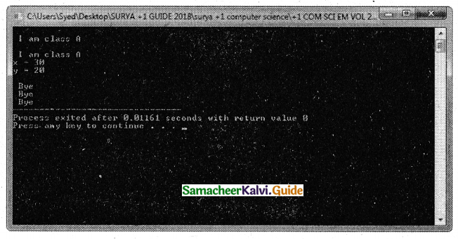 Samacheer Kalvi 11th Computer Science Guide Chapter 16 Inheritance 11