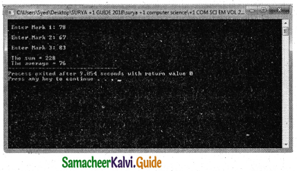 Samacheer Kalvi 11th Computer Science Guide Chapter 9 Introduction to C++ 16