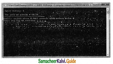Samacheer Kalvi 11th Computer Science Guide Chapter 9 Introduction to C++ 17