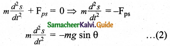 Samacheer Kalvi 11th Physics Guide Chapter 10 Oscillations 18