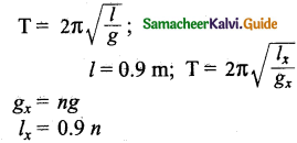 Samacheer Kalvi 11th Physics Guide Chapter 10 Oscillations 2