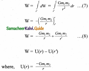 Samacheer Kalvi 11th Physics Guide Chapter 6 Gravitation 16
