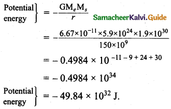 Samacheer Kalvi 11th Physics Guide Chapter 6 Gravitation 45