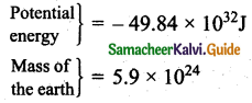 Samacheer Kalvi 11th Physics Guide Chapter 6 Gravitation 46