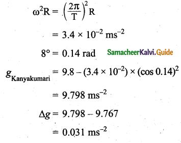 Samacheer Kalvi 11th Physics Guide Chapter 6 Gravitation 50