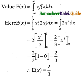 Samacheer Kalvi 12th Business Maths Guide Chapter 6 Random Variable and Mathematical Expectation Ex 6.2 4