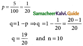 Samacheer Kalvi 12th Business Maths Guide Chapter 7 Probability Distributions Ex 7.1 4