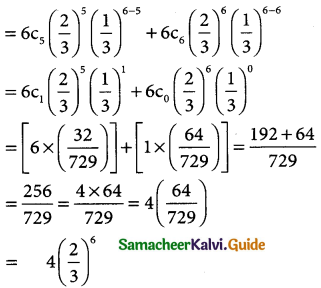 Samacheer Kalvi 12th Business Maths Guide Chapter 7 Probability Distributions Ex 7.4 5